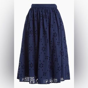 J Crew Factory Eyelet skirt